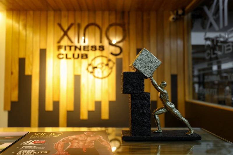 Xing Fitness Club signage